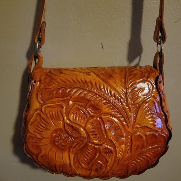 Leather satchel purse - Picture 2 of 3